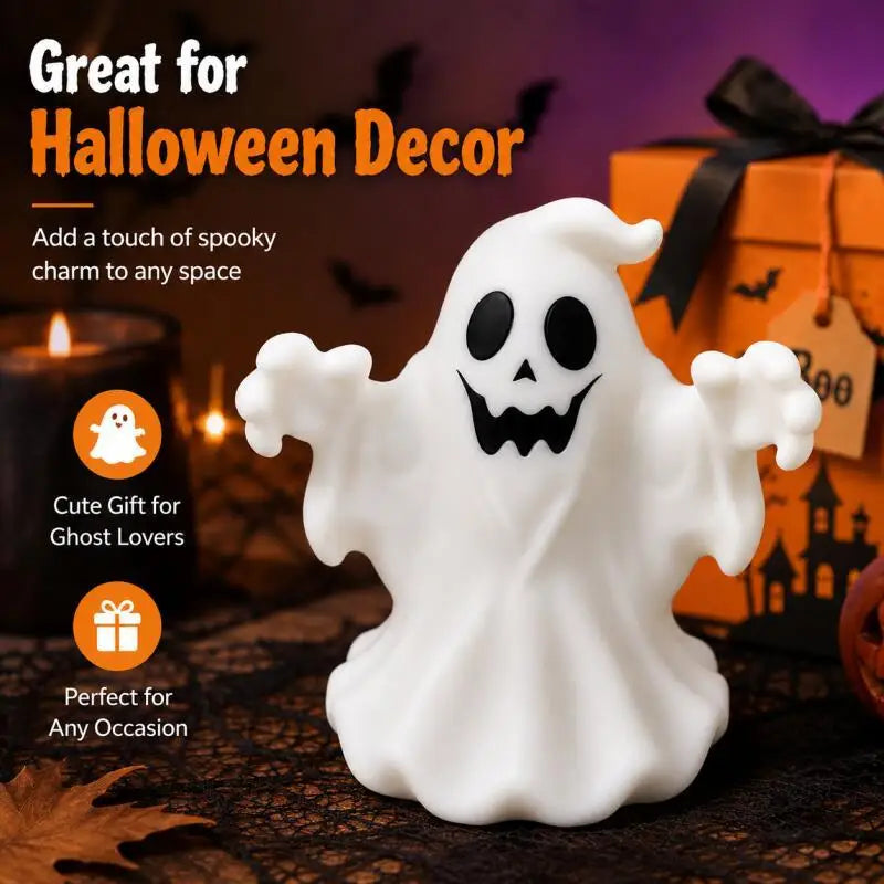 Halloween Smiling Ghost Figurine