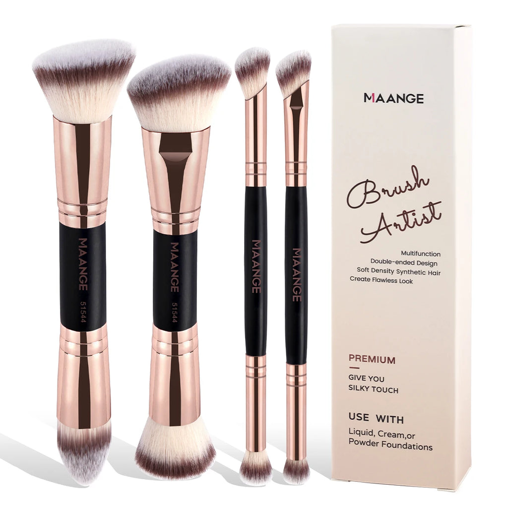MAANGE 4pcs Makeup Brush Set