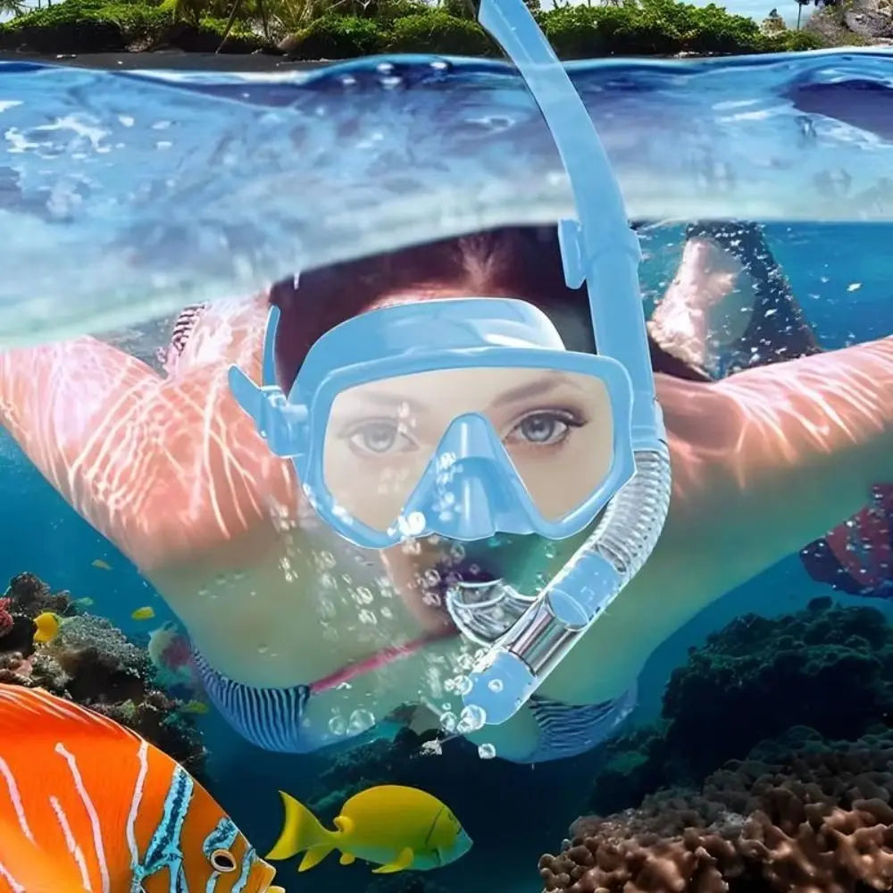Full-Cover Snorkeling Mask Set