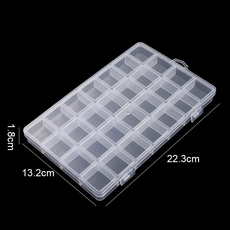 Transparent Jewelry Storage Organizer Box Organizer Display Case