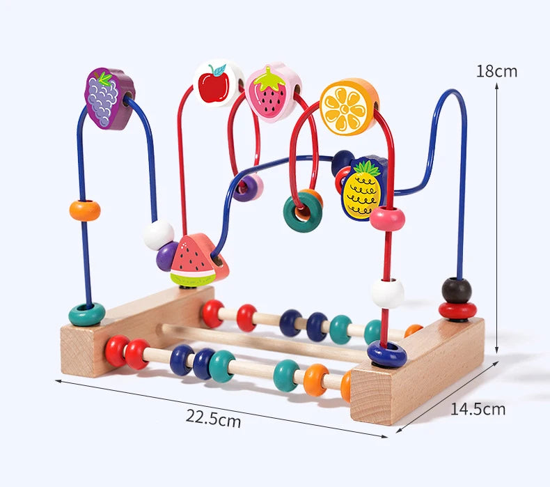 Kids Wooden Bead Maze Toy