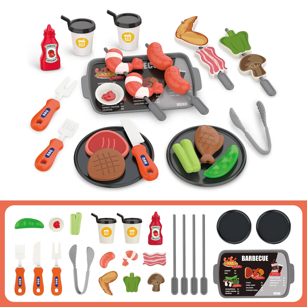 Pretend Play Kitchen Food Toy Set