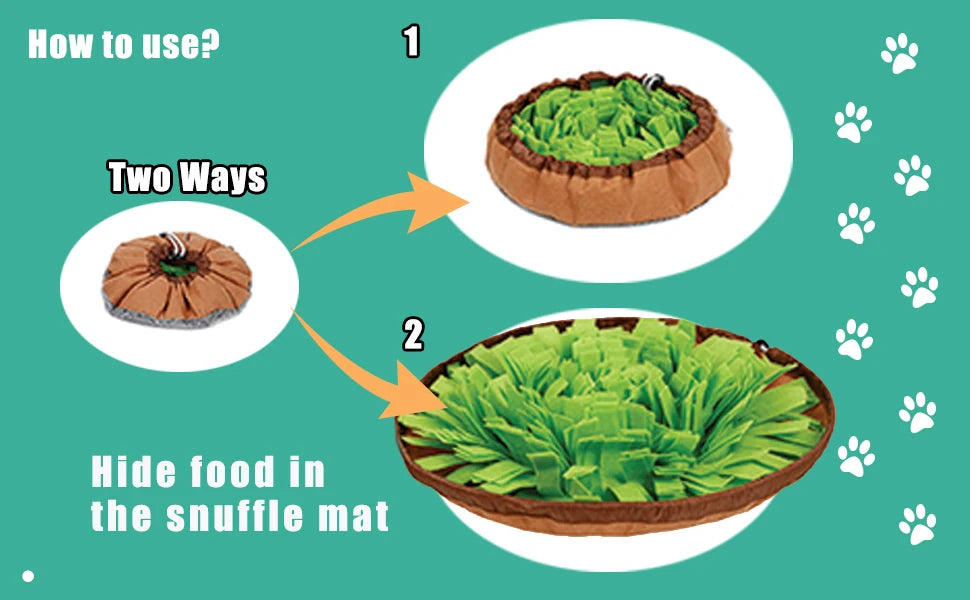 Pet Snuffle Mat – Interactive Feed Game