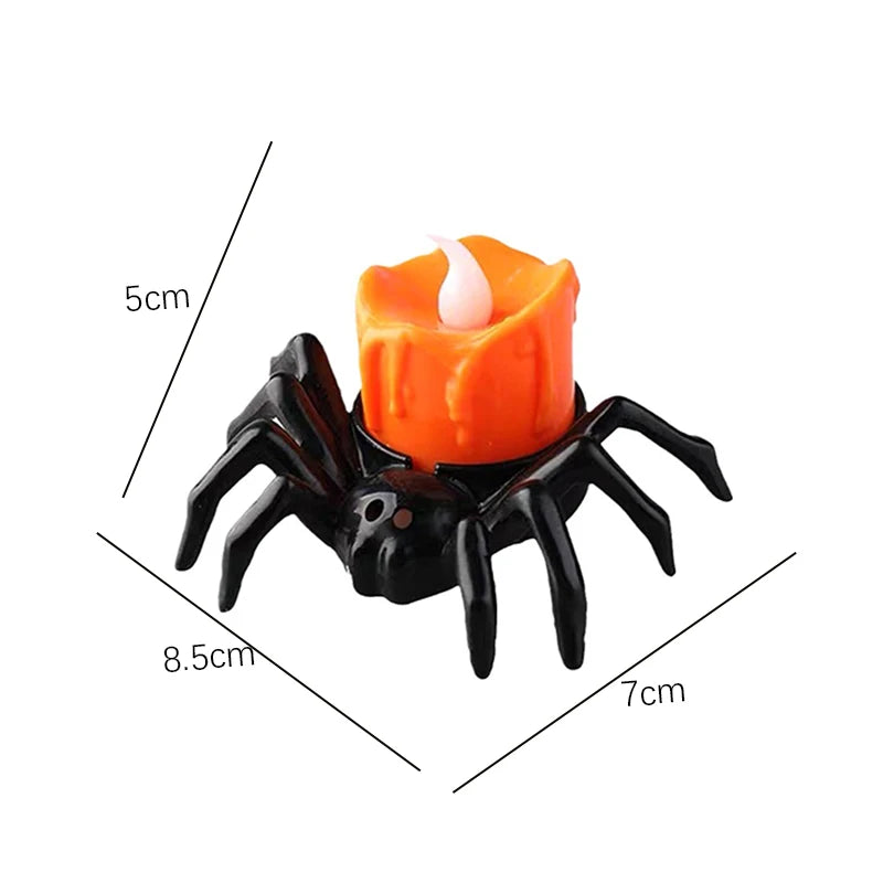 Halloween Spider LED Candle