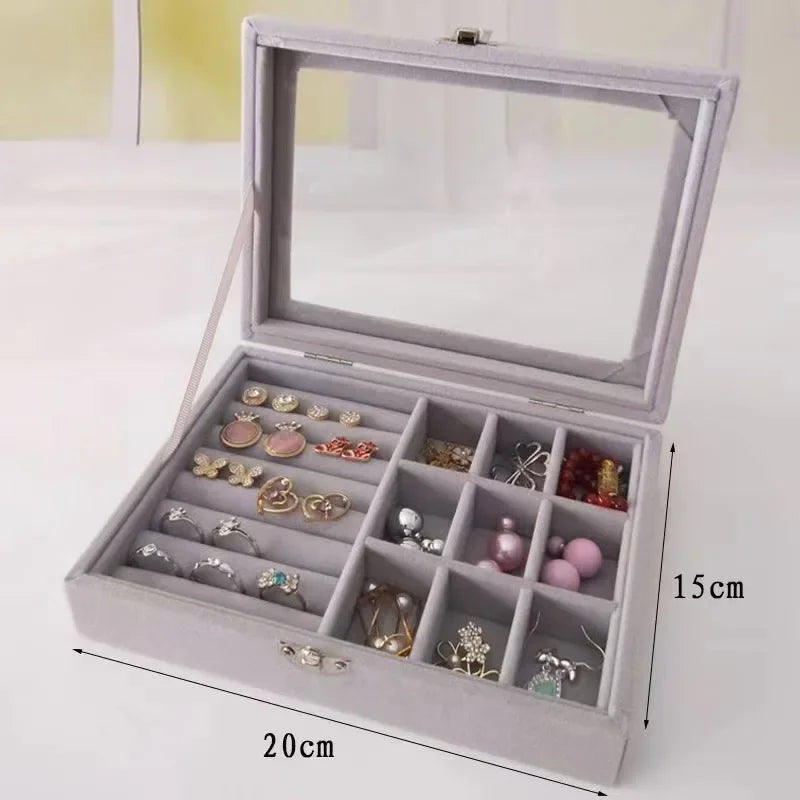 Jewelry Organizer Box – Necklace, Ring & Earring Holder