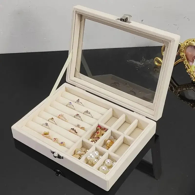 Jewelry Organizer Box – Necklace, Ring & Earring Holder