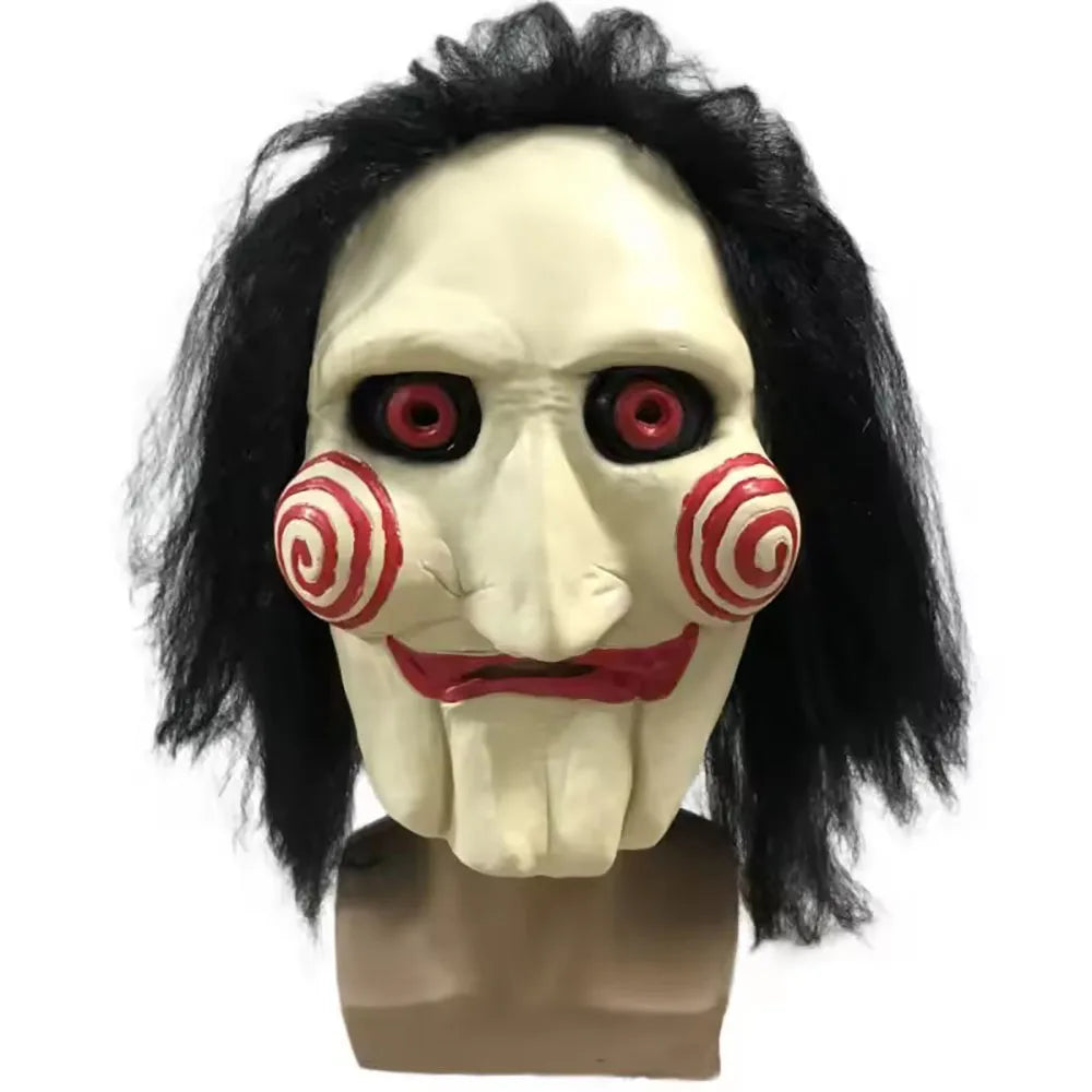 Halloween Spiral-Cheek Horror Mask