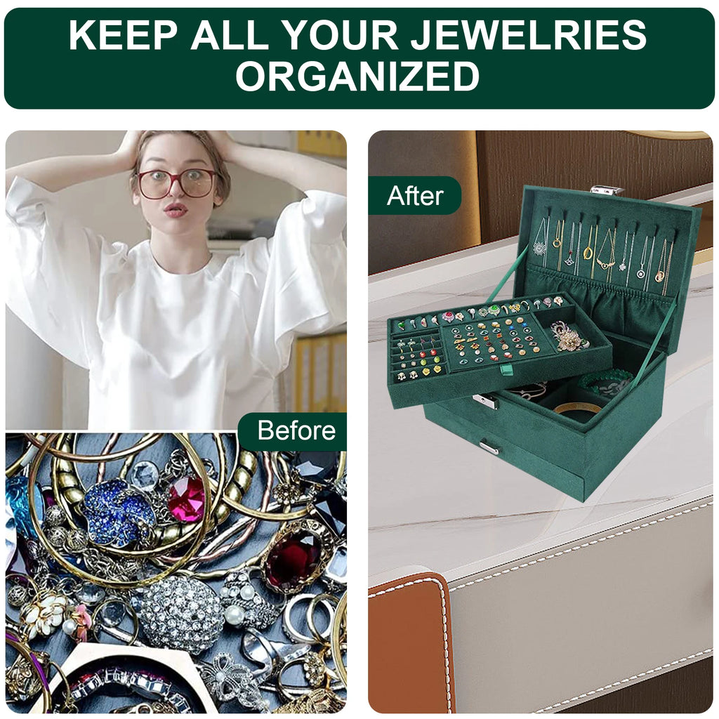 Velvet Jewelry Box