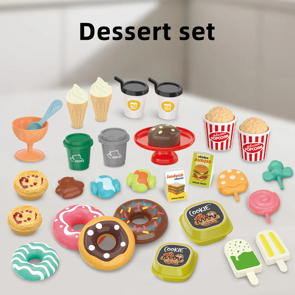 Pretend Play Kitchen Food Toy Set