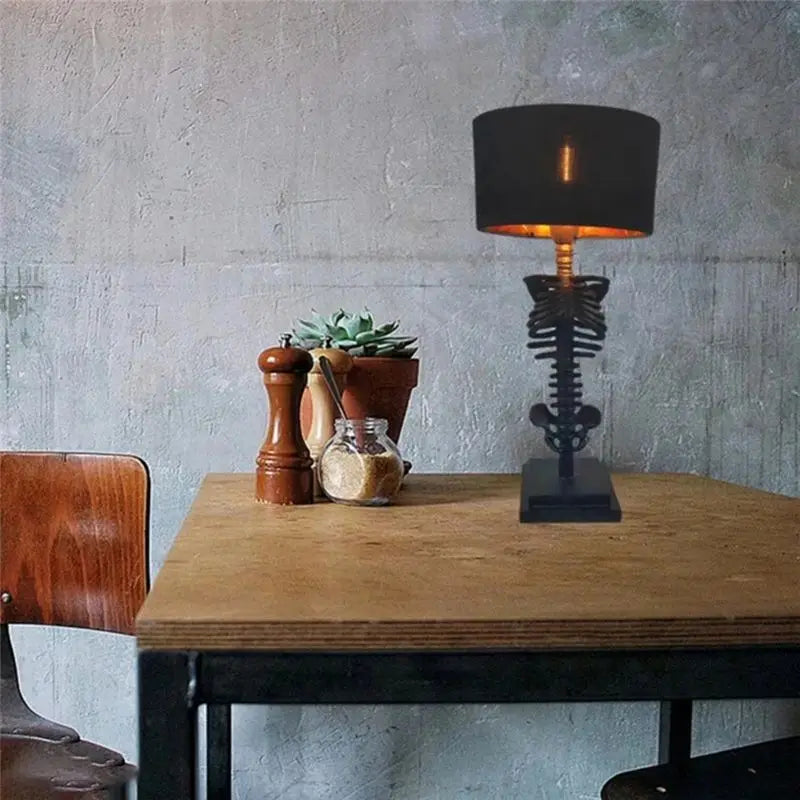 Halloween Skeleton Table Lamp