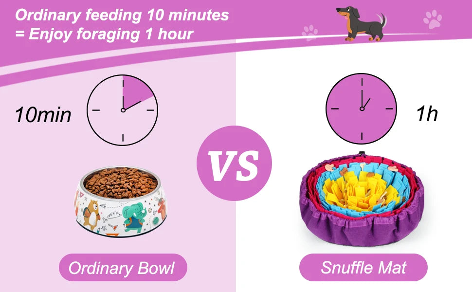 Pet Snuffle Mat – Interactive Feed Game