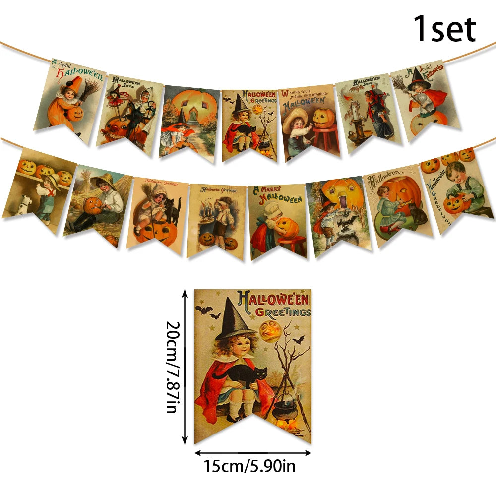 Halloween Paper Signs & Hanging Decorations