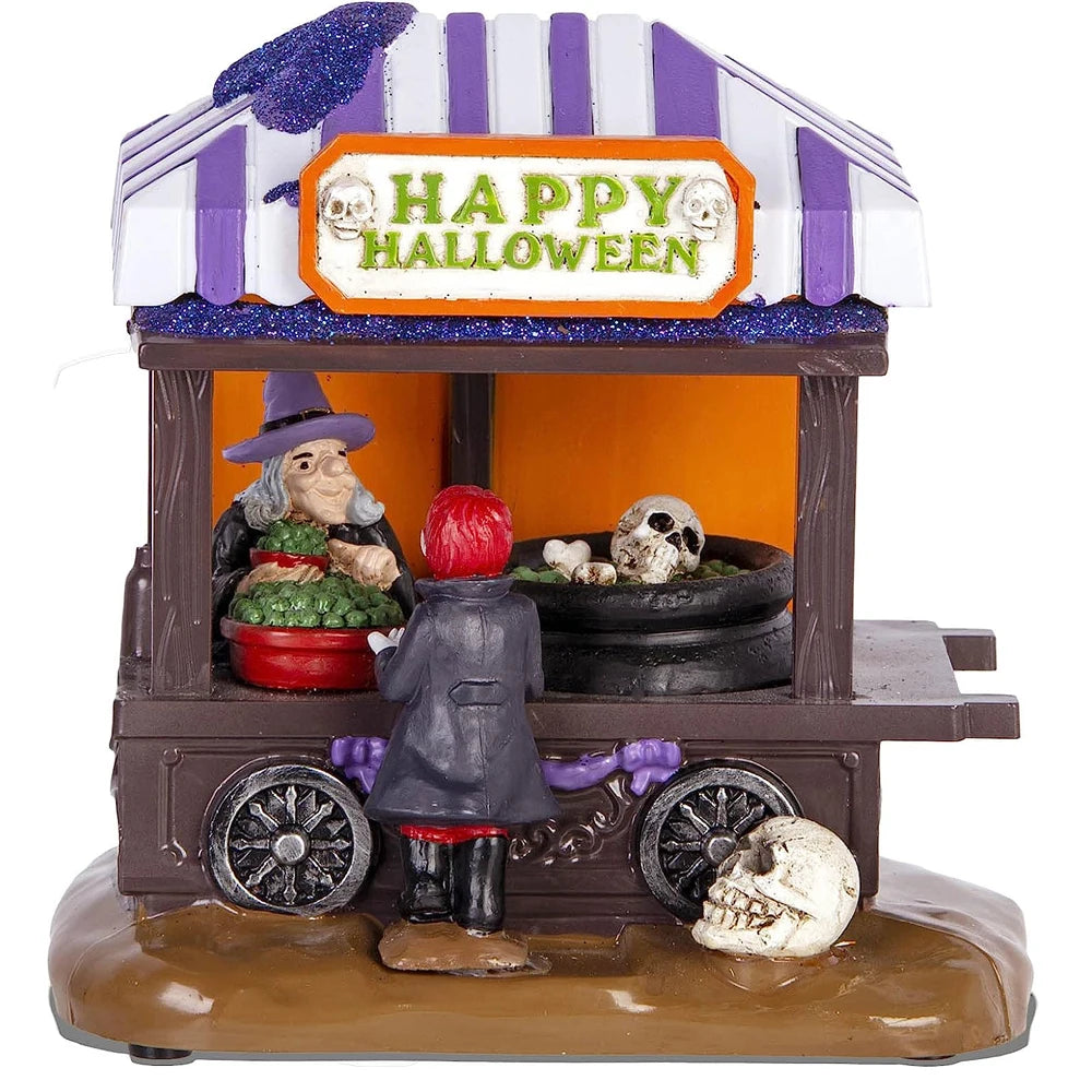Halloween Light-Up Witch Market Stall