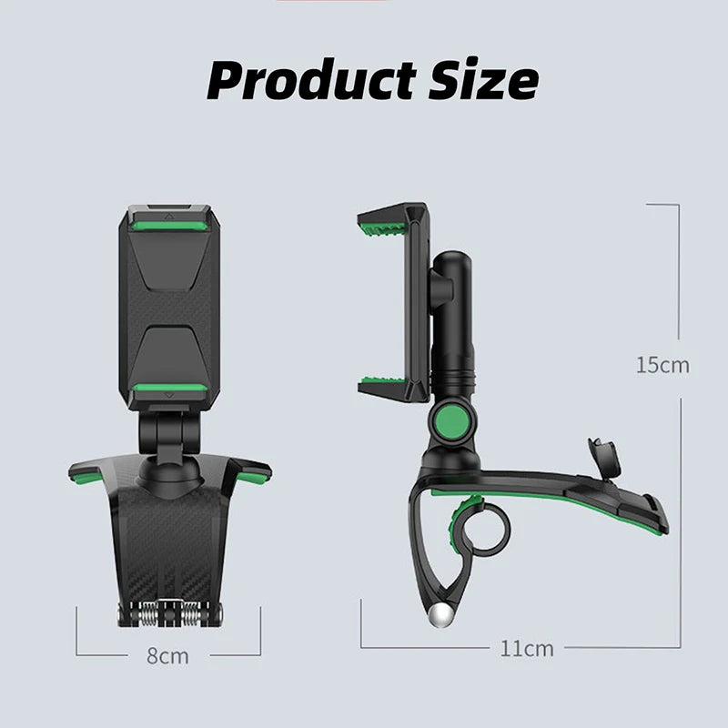 1260° Dashboard Phone Mount - (3.5 to 6.5 inch models only)