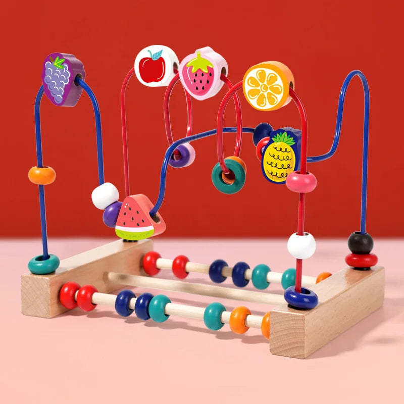 Kids Wooden Bead Maze Toy