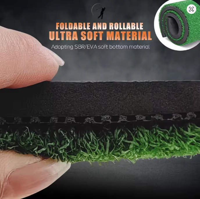 Golf Hitting Mat – Indoor/Outdoor Practice Pad, PP Grass