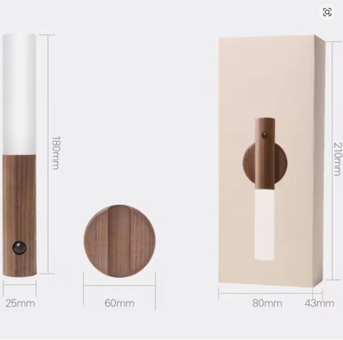 Smart Motion Sensor LED Night Light – Rechargeable