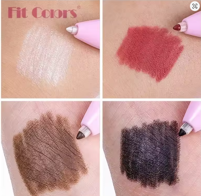 4-in-1 Makeup Pen – Brow, Eyeliner, Lip Liner, Highlighter 4 colour set