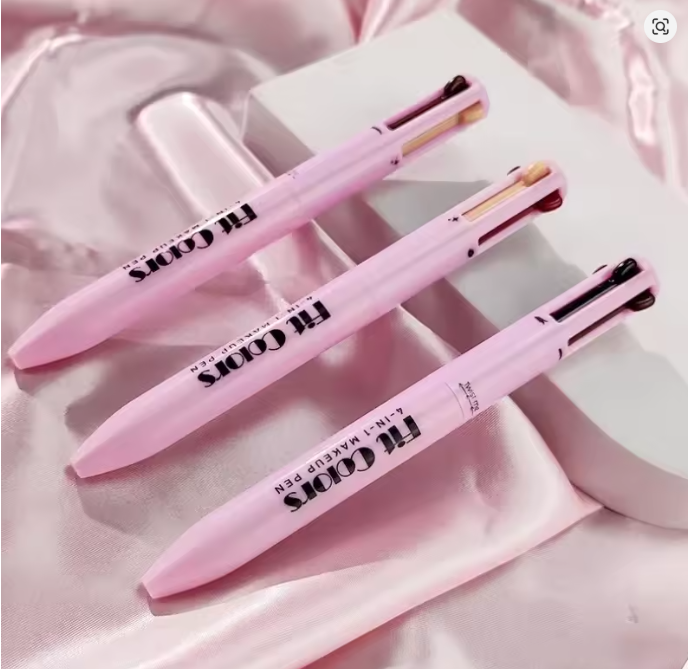 4-in-1 Makeup Pen – Brow, Eyeliner, Lip Liner, Highlighter 4 colour set