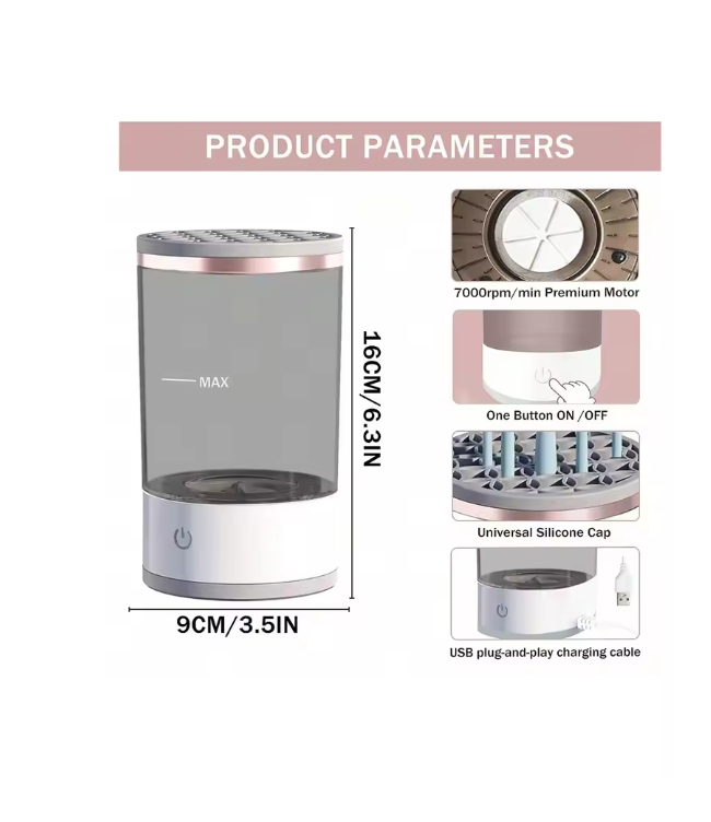 Electric Makeup Brush Cleaner Machine