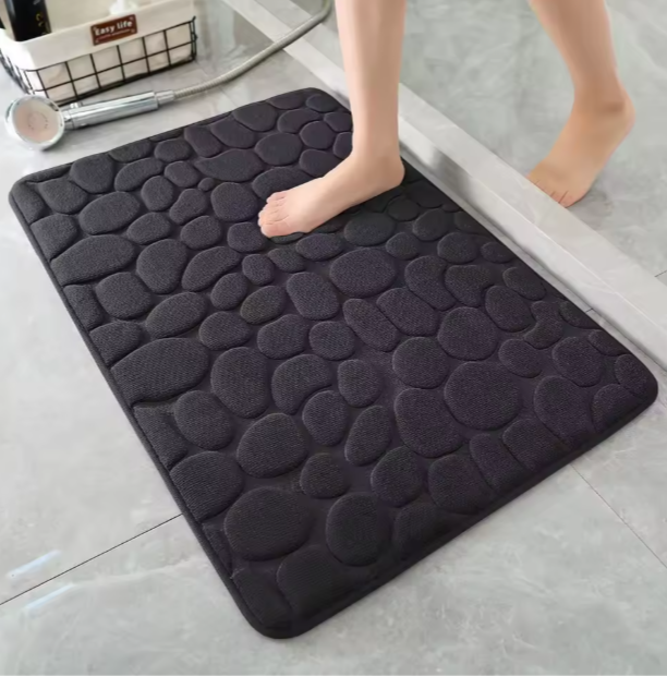 3D Non-Slip Bathroom Mat – Quick Dry
