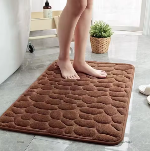 3D Non-Slip Bathroom Mat – Quick Dry