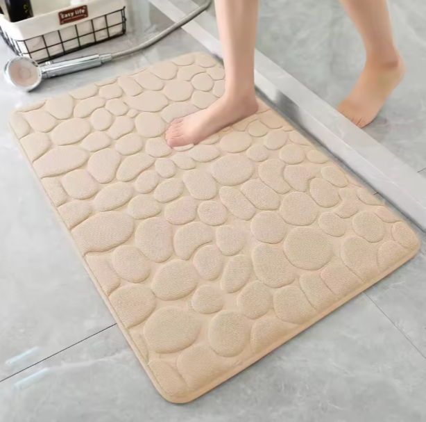 3D Non-Slip Bathroom Mat – Quick Dry