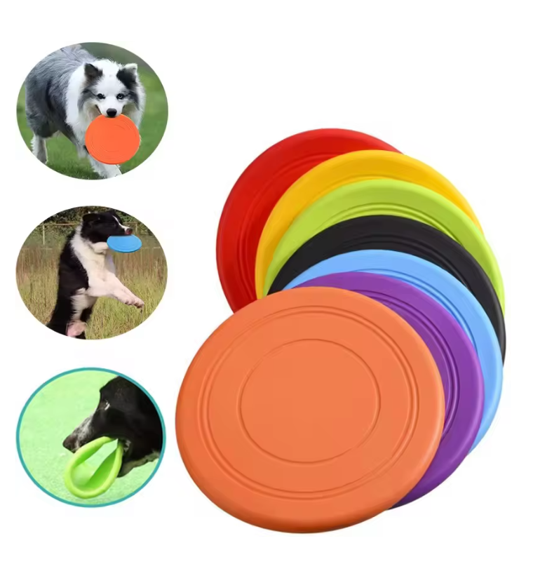 Durable Pet Training Frisbee – Soft Rubber