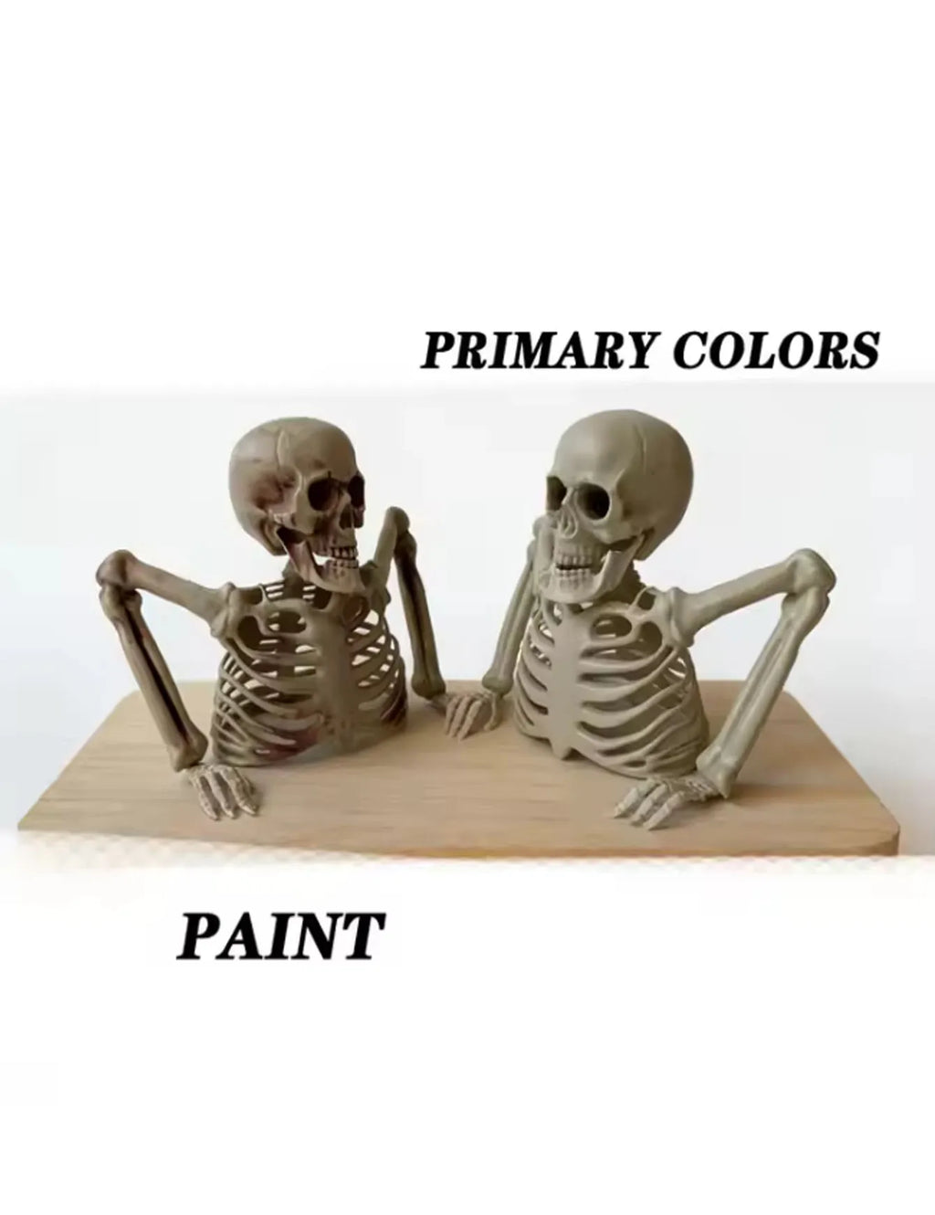 Halloween Half-Skeleton Decoration