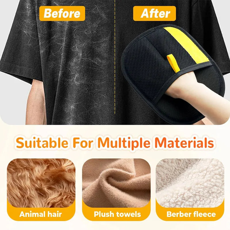 Pet Hair Cleaning & Grooming Gloves