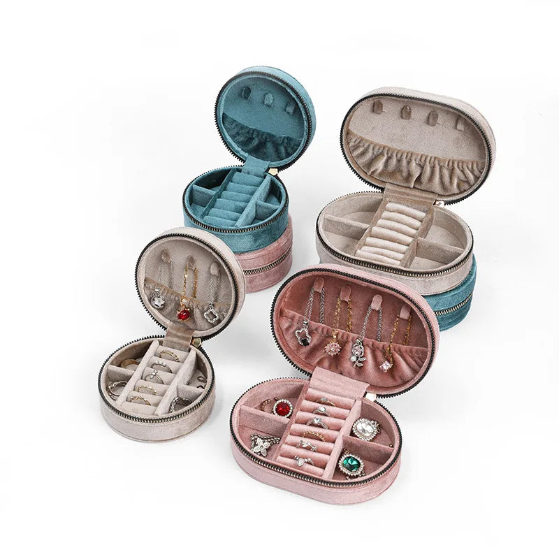 Exquisite Jewelry Organizer with Flip Cover