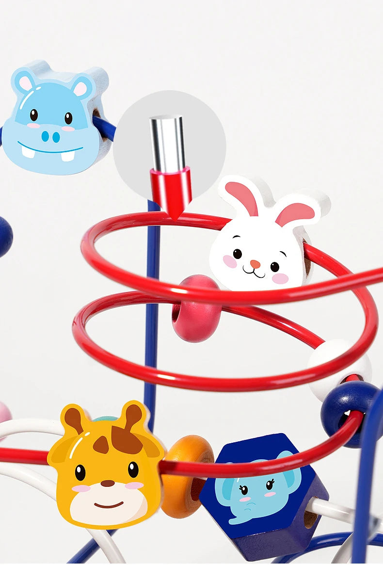 Kids Wooden Bead Maze Toy