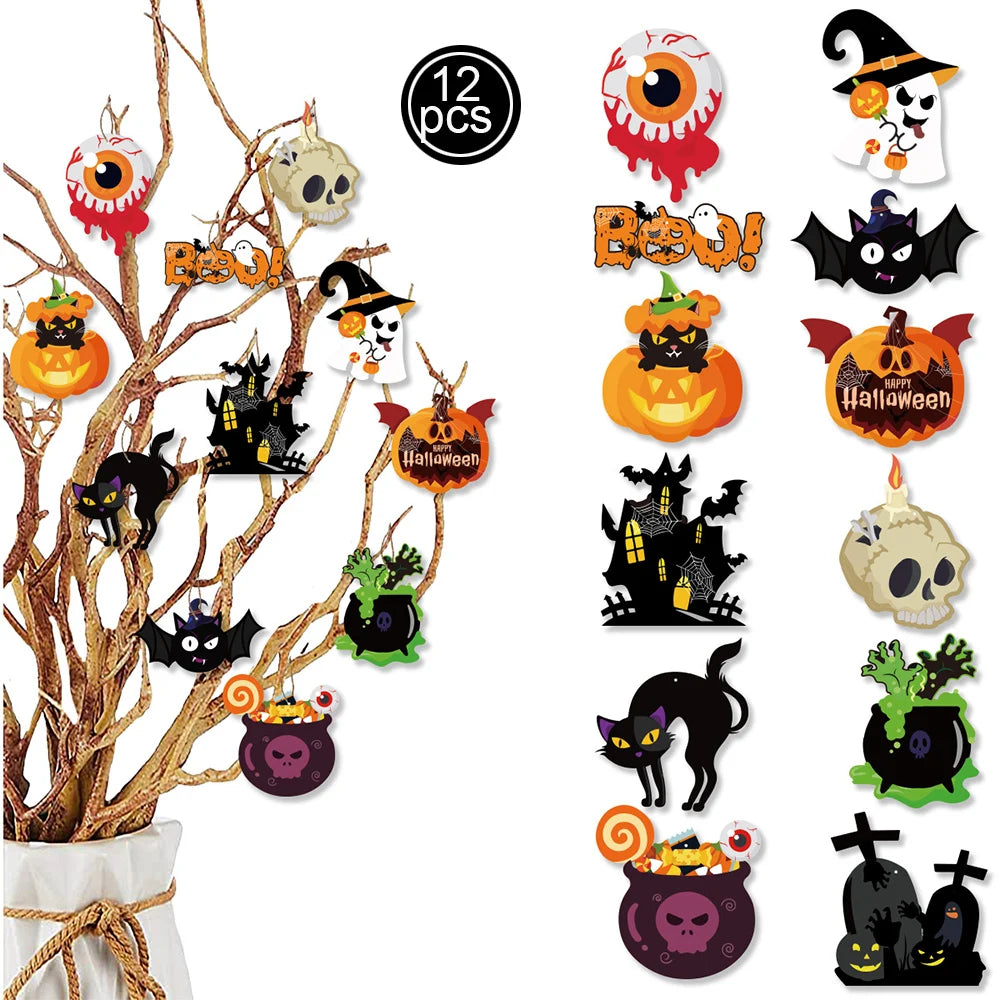 Halloween Paper Character Hanging Decorations