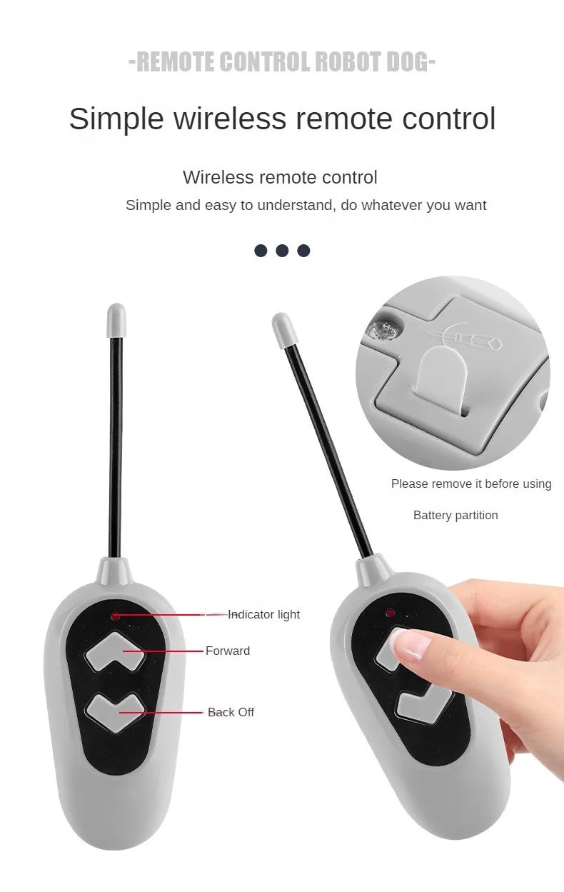 Rc Robot Remote Mechanical Dog Control