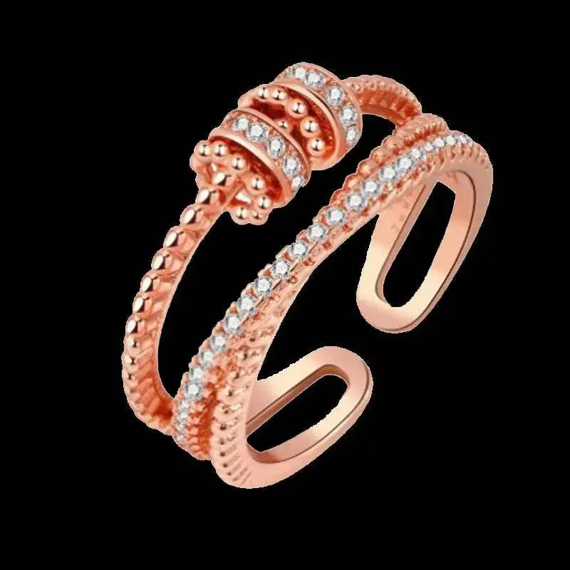 Elegant Zircon Open Ring