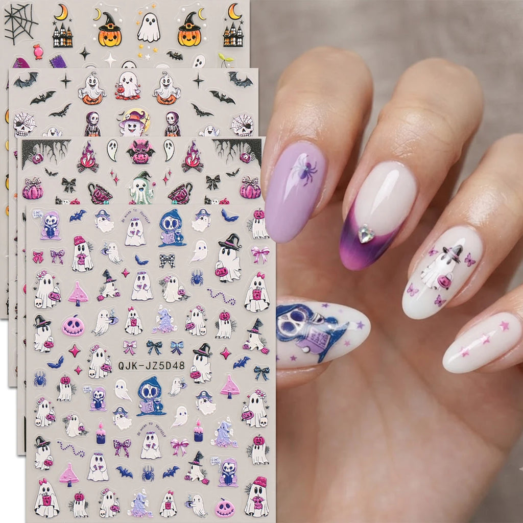 Halloween Raised Nail Stickers