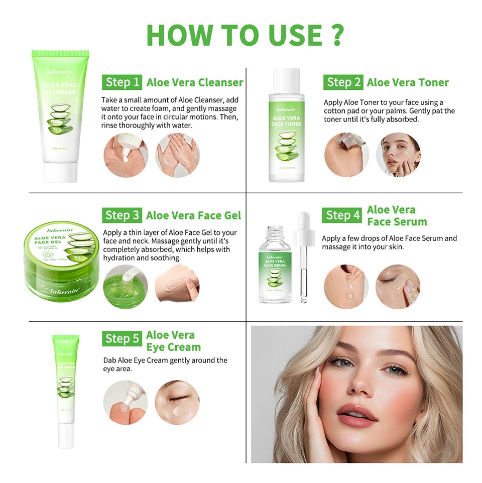 Aloe Vera Skin Care Set