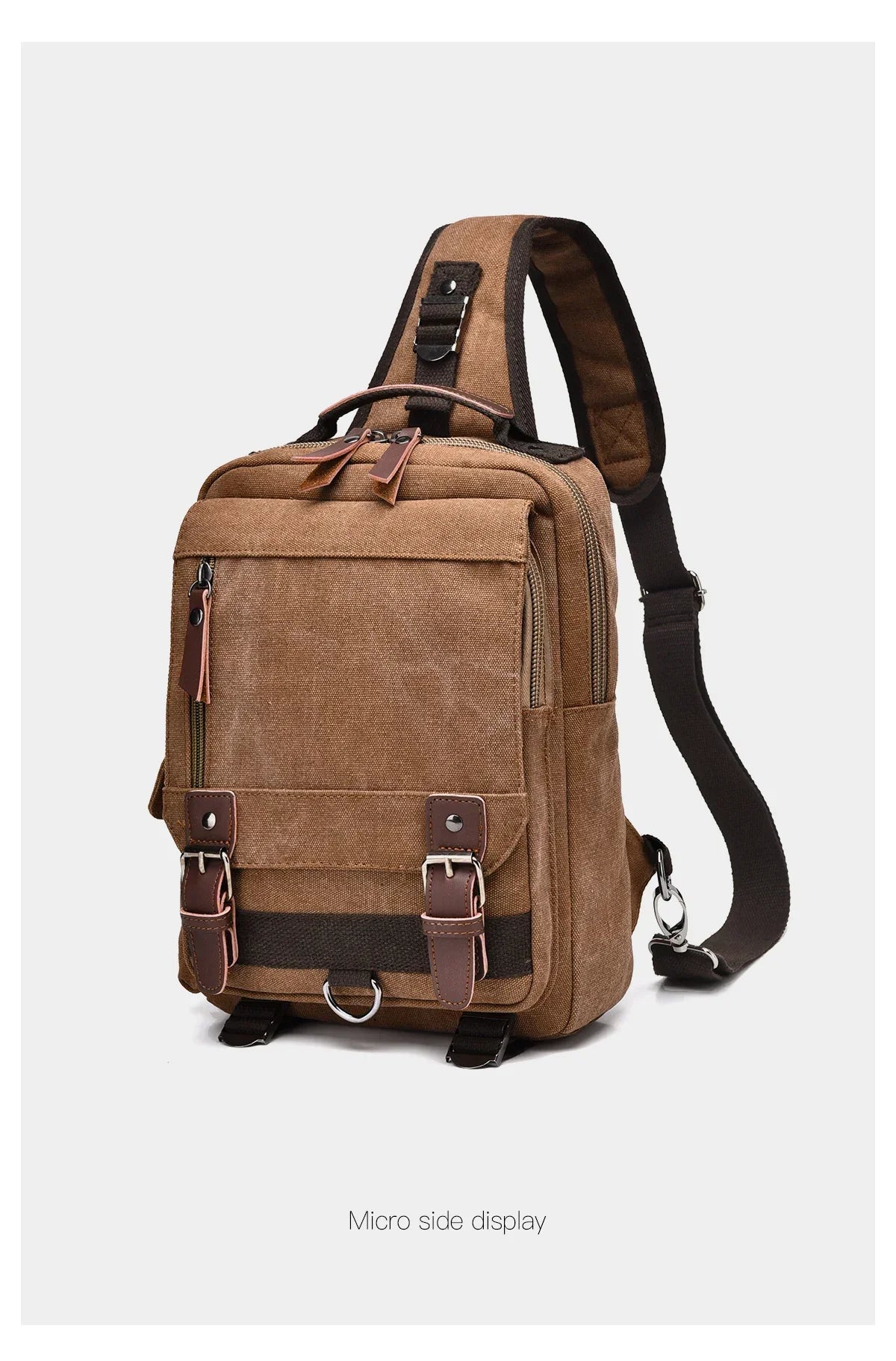 Small Canvas Backpack 20L