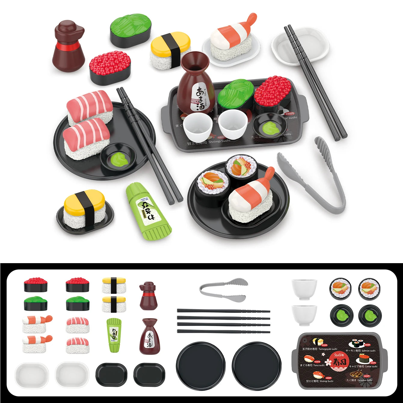 Pretend Play Kitchen Food Toy Set