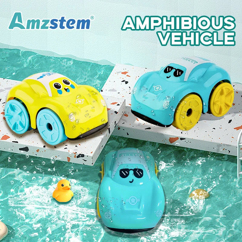 Baby Bath Floating Car Toy Clockwork