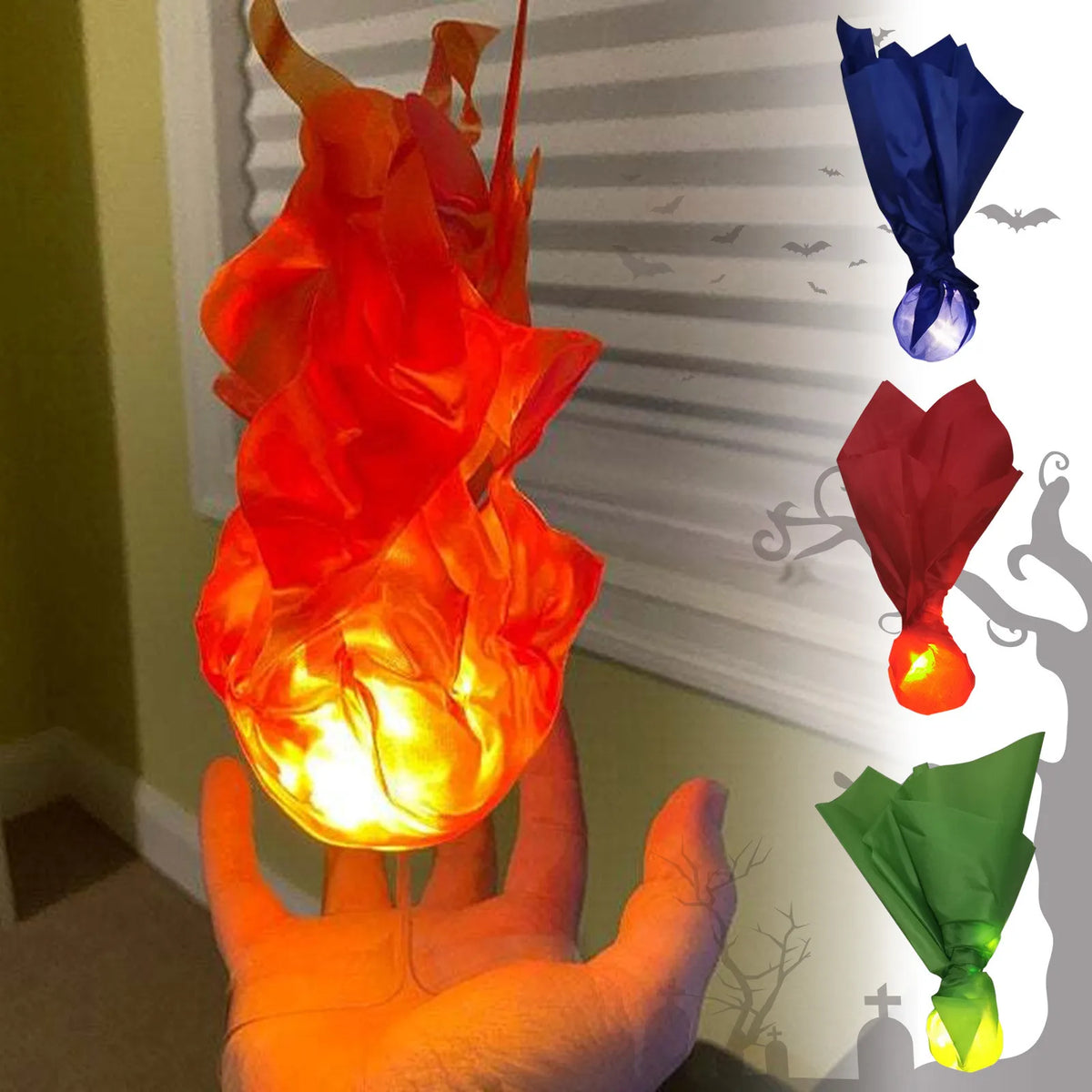 Halloween LED Floating Fireball Prop
