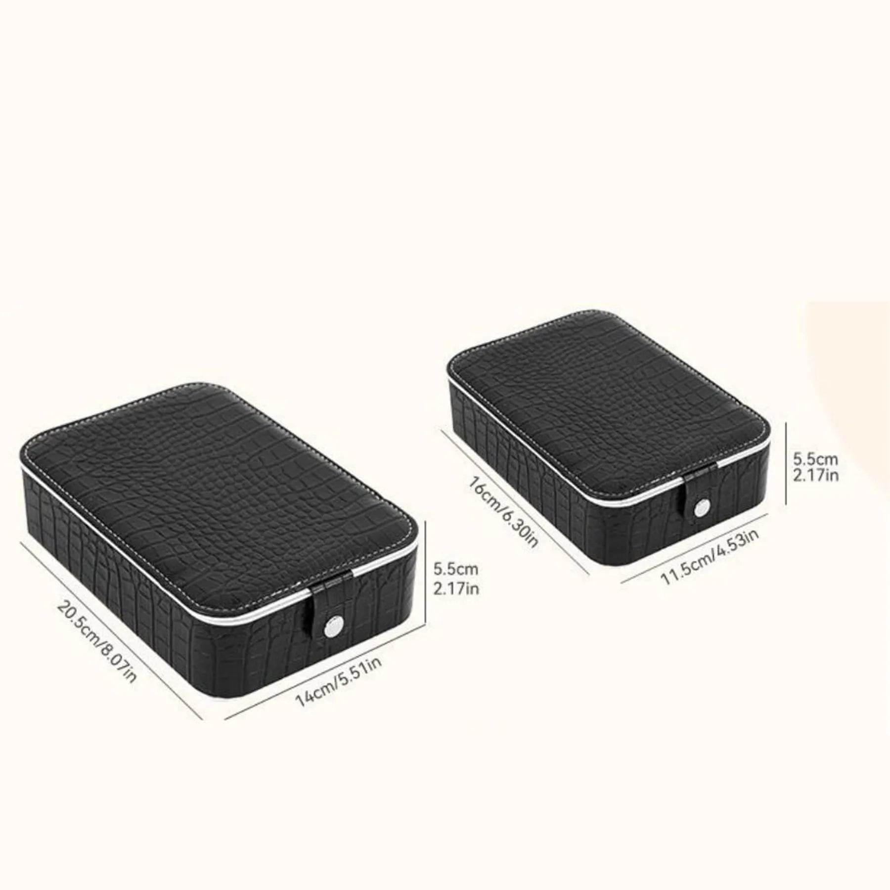 PU Leather Jewelry Box with Mirror