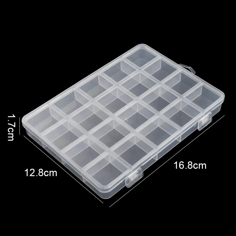 Transparent Jewelry Storage Organizer Box Organizer Display Case