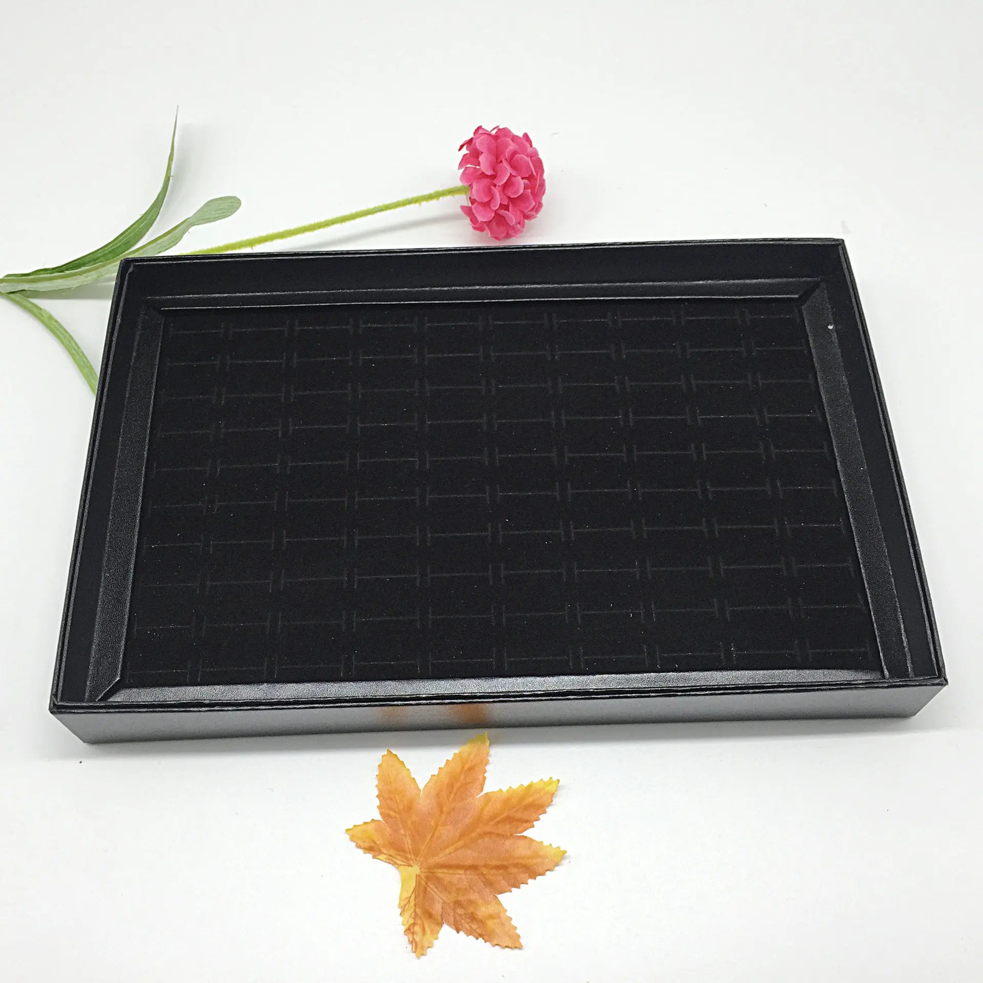 100-Slot Jewelry Display Box with Transparent Cover