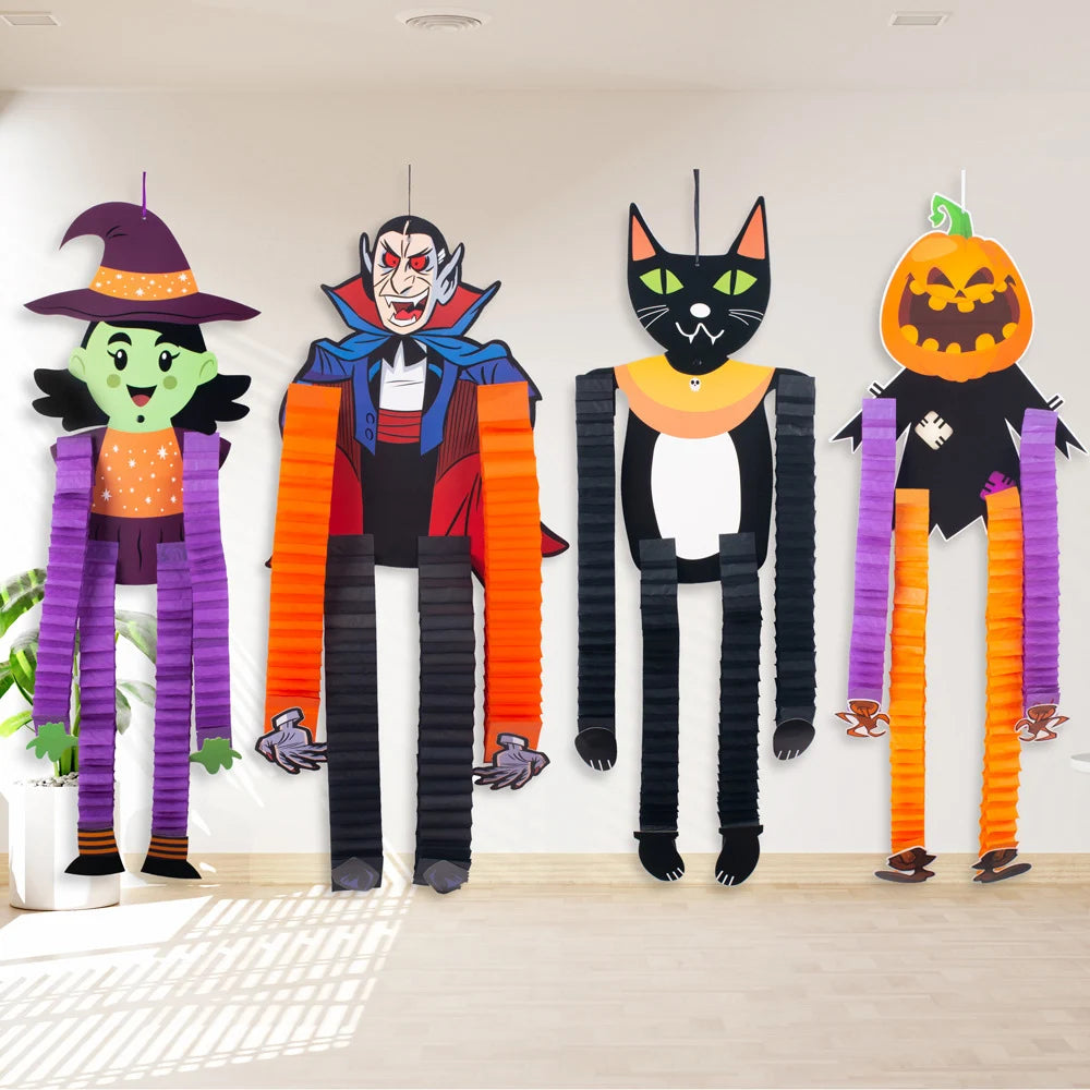 Halloween Paper Character Hanging Decorations