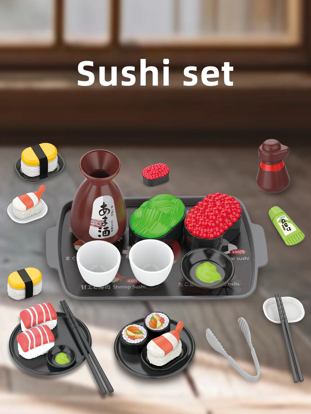 Pretend Play Kitchen Food Toy Set