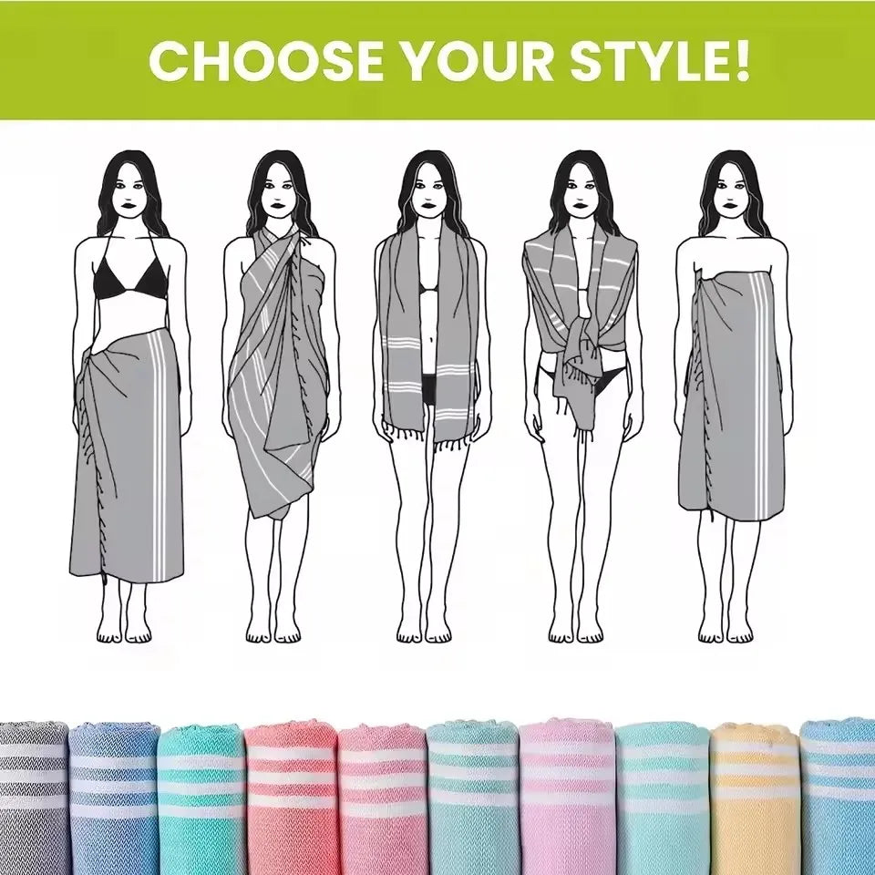 90×180cm Turkish Beach Towel ﻿