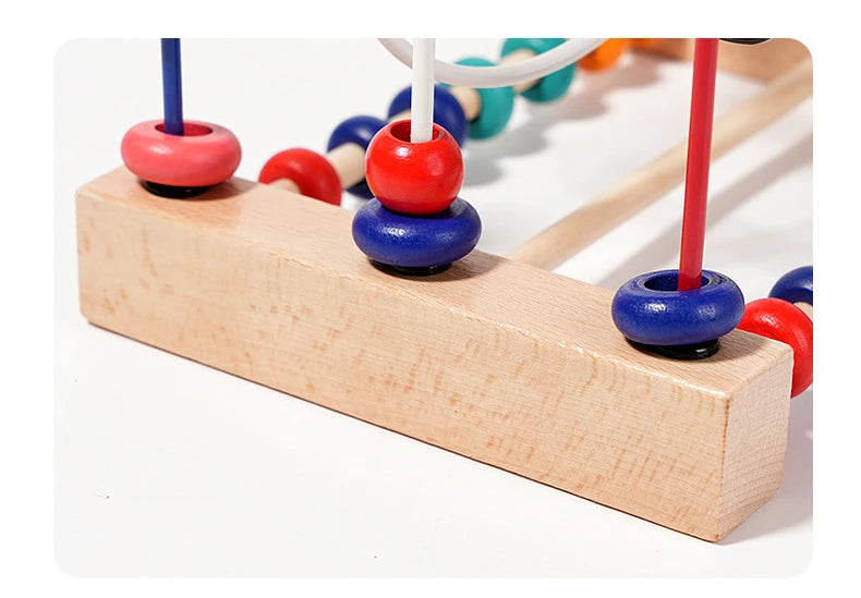 Kids Wooden Bead Maze Toy