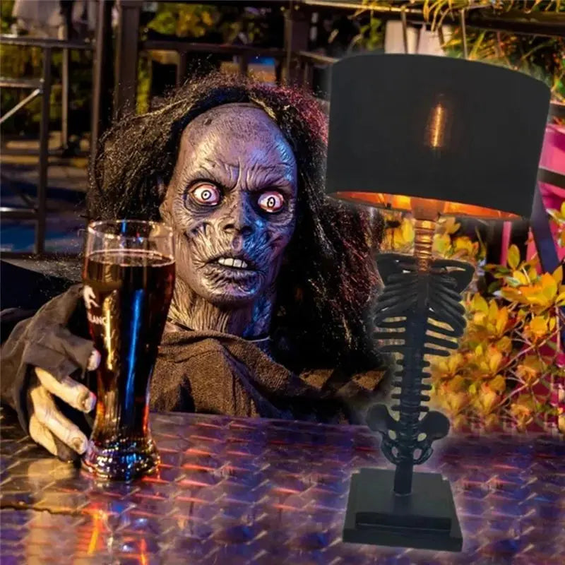 Halloween Skeleton Table Lamp