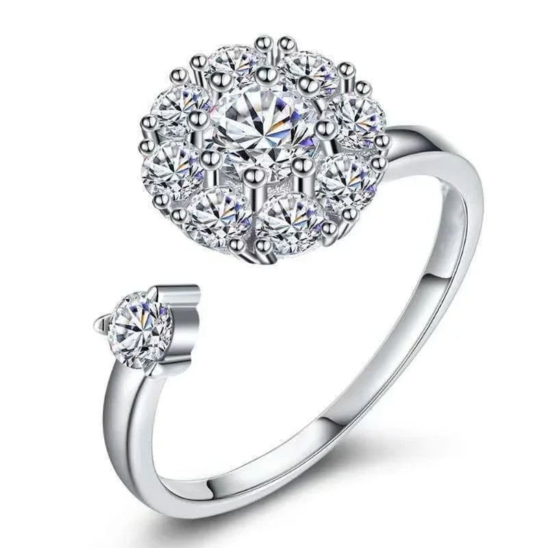 Elegant Zircon Open Ring